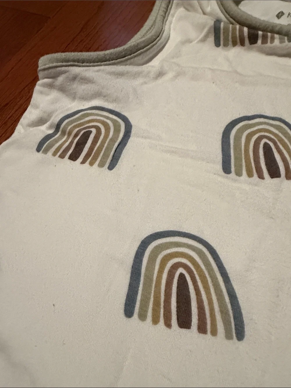 Kyte Baby aloe rainbow sleep bag, 0.5 tog, 0-6 months